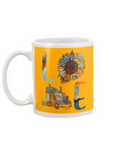 Load image into Gallery viewer, Love Trucker Simple Unique Custom Design For Personalized Job Gift Mug
