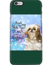 Load image into Gallery viewer, Angels And Shih Tzu Are Not Different Gift For Dog Lovers Phone case

