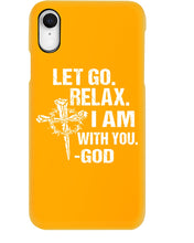 Load image into Gallery viewer, Let You Relax I Am With You Gray Background Phone case
