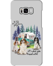 Load image into Gallery viewer, Cavalier King It's Who You Travel With Gift For Dog Lovers Phone case
