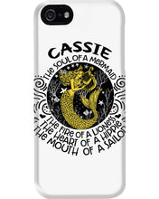 Load image into Gallery viewer, Gift For Cassie Girl The Soul Of A Mermaid Phone case
