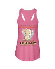 Load image into Gallery viewer, I’m Telling You I’m Not A Chihuahua My Mom Said I’m A Baby Trending Ladies Flowy Tank
