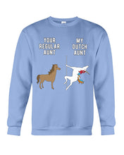 Load image into Gallery viewer, Funny Unicorn Difference Between Your Regular Aunt And My Dutch Aunt Sweatshirt
