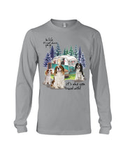 Load image into Gallery viewer, Cavalier King It's Who You Travel With Gift For Dog Lovers Unisex Long Sleeve
