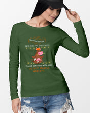Load image into Gallery viewer, Cow I Need Somebody Who Sees The Crazy And Still Wants Me Unisex Long Sleeve
