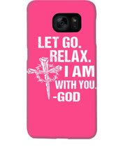 Load image into Gallery viewer, Let You Relax I Am With You Gray Background Phone case
