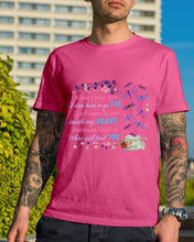Load image into Gallery viewer, Butterflies When I Miss You I Just Have To Look Inside My Heart Gift For Lover Guys Tee
