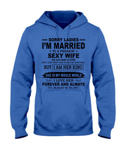 Load image into Gallery viewer, I'm Married To    June    Freaking Sexy Wife Trending For Birthday Gift Hoodie
