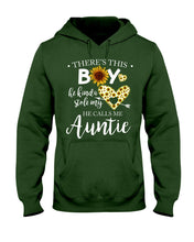 Load image into Gallery viewer, Lovely Nephew And Auntie Family Sunflower Design Hoodie
