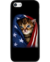 Load image into Gallery viewer, Lovely Tote Bag Cat In American Flag Gift For Cat Lovers Phone case
