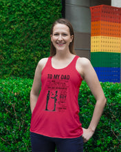 Load image into Gallery viewer, Giving For  Dad Let You Know You're Appreciated  Custom Design Ladies Flowy Tank
