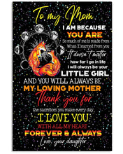 Load image into Gallery viewer, I Love You With All My Heart Gift For Mom Vertical Poster
