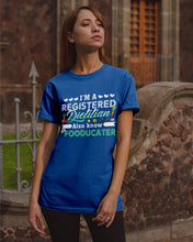 Load image into Gallery viewer, I'm A Registered Dietitian Also Know Fooducater Trending Guys Tee
