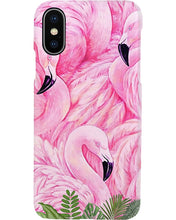 Load image into Gallery viewer, Beautiful Flamingo And Feather Gift For Flamingo Lovers Phone case
