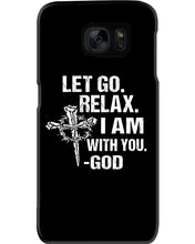 Load image into Gallery viewer, Let You Relax I Am With You Gray Background Phone case
