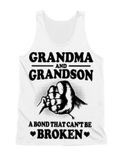 Load image into Gallery viewer, Grandma And Grandson A Bond That Can't Be Broken Custom Design Unisex Tank Top
