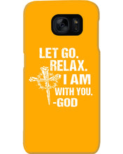 Load image into Gallery viewer, Let You Relax I Am With You Gray Background Phone case
