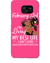 Load image into Gallery viewer, Betty Boop February Girl Living My Best Life Birthday Meaningful Gift Phone case
