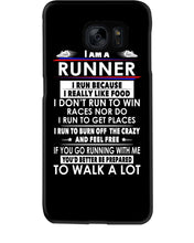 Load image into Gallery viewer, I Am A Runner I Run Because I Really Like Food Custom Design Phone case
