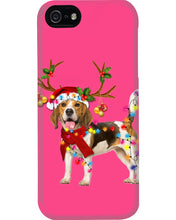 Load image into Gallery viewer, Beagle Gorgeous Reindeer Xmas Lights Gift For Dog Lovers Phone case
