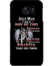 Load image into Gallery viewer, July Man Son Of God Birthday Meaningful Gift For Men Phone case
