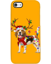 Load image into Gallery viewer, Beagle Gorgeous Reindeer Xmas Lights Gift For Dog Lovers Phone case
