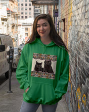 Load image into Gallery viewer, Lovely Phone Case Cute Black Cat Boho Pattern Gift For Cat Lovers Hoodie
