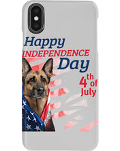 Load image into Gallery viewer, German Shepherd Happy Independence Day 4th Of July Gift For Dog Lovers Phone case
