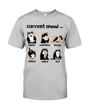 Load image into Gallery viewer, Current Black Cat's Mood Gift For Cat Lovers Guys Tee
