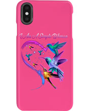 Load image into Gallery viewer, Hummingbirds Heart Shaped I Am A Simple Woman Gift For Mom Phone case
