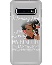Load image into Gallery viewer, Betty Boop February Girl Living My Best Life Birthday Meaningful Gift Phone case
