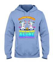 Load image into Gallery viewer, Camping Partners Because Going Crazy Alone Is Just Not As Much Fun Hoodie

