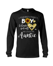 Load image into Gallery viewer, Lovely Nephew And Auntie Family Sunflower Design Unisex Long Sleeve
