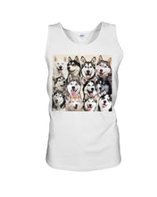 Load image into Gallery viewer, Many Love Husky Siberian On Phone Case Gift For Husky Lovers Unisex Tank Top
