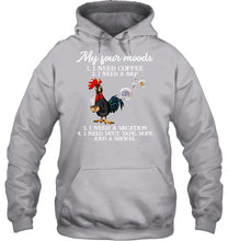 Load image into Gallery viewer, I Need Coffee A Nap A Vacation Duct Tape Hope And A Showel Hoodie
