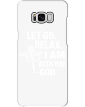 Load image into Gallery viewer, Let You Relax I Am With You Gray Background Phone case
