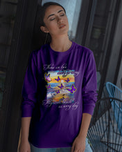 Load image into Gallery viewer, Butterfly Sunset On Beach Those We Love Don't Go Away Gift For Lover Unisex Long Sleeve
