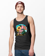 Load image into Gallery viewer, Black Phone Case With Pig Sunflower Gift For Pig Lovers Unisex Tank Top

