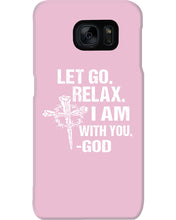 Load image into Gallery viewer, Let You Relax I Am With You Gray Background Phone case
