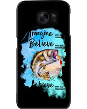 Load image into Gallery viewer, Fishing With All Your Heart Gift For Men Phone case
