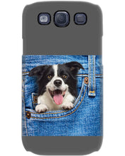 Load image into Gallery viewer, Border Collie In Denim Pocket Gift For Dog Lovers Phone case
