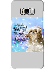 Load image into Gallery viewer, Angels And Shih Tzu Are Not Different Gift For Dog Lovers Phone case
