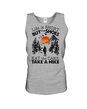 Load image into Gallery viewer, Life Is Short Buy The Shoes Unisex Tank Top

