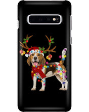Load image into Gallery viewer, Beagle Gorgeous Reindeer Xmas Lights Gift For Dog Lovers Phone case

