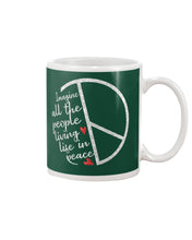 Load image into Gallery viewer, Image All The People Living Life In Peace Custom Design For Friends Mug
