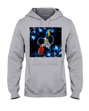 Load image into Gallery viewer, Lovely Phone Case Twinkling Blue Heart Gift For Parrots Lovers Hoodie
