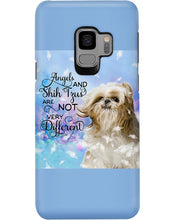 Load image into Gallery viewer, Angels And Shih Tzu Are Not Different Gift For Dog Lovers Phone case
