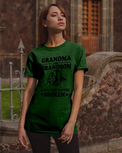 Load image into Gallery viewer, Grandma And Grandson A Bond That Can't Be Broken Custom Design Guys Tee
