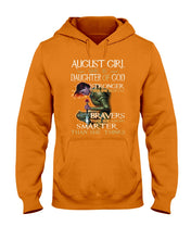 Load image into Gallery viewer, August Girl Daughter Of God Meaningful Gift For Women Hoodie
