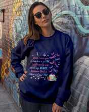 Load image into Gallery viewer, Butterflies When I Miss You I Just Have To Look Inside My Heart Gift For Lover Sweatshirt
